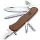 Фото Комплект Нож Victorinox Forester Wood 0.8361.63 + Кожаный чехол + Фонарь