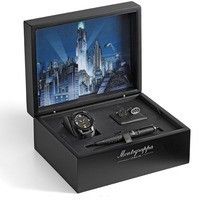Лимитированный набор Montegrappa Batman: ручка-роллер, часы, запонки