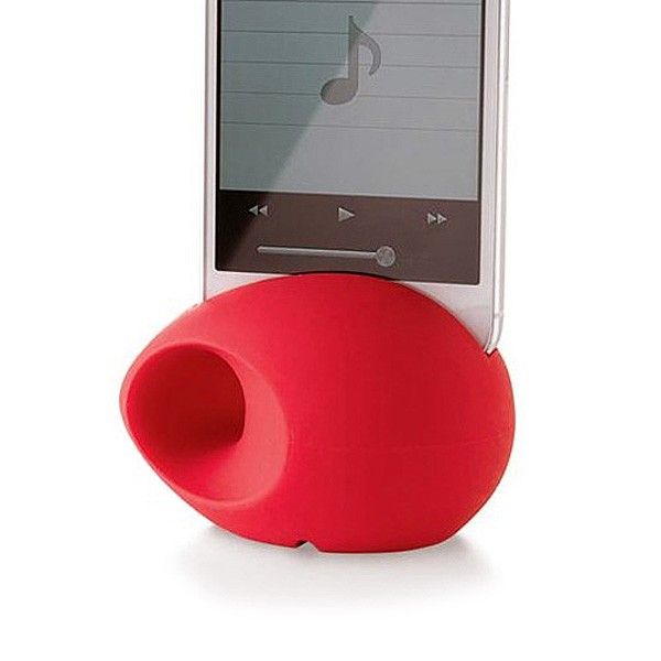 Подставка-усилитель звука Philippi Ei iPhone красная P203001
