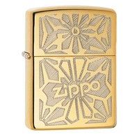 Зажигалка Zippo 28450 Ornament High Polish Brass