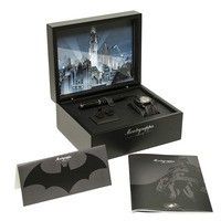 Лимитированный набор Montegrappa Batman: перьевая ручка, часы, запонки