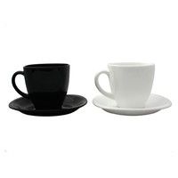Сервиз чайный Luminarc Carine White/Black на 6 персон (12 единиц) D2371