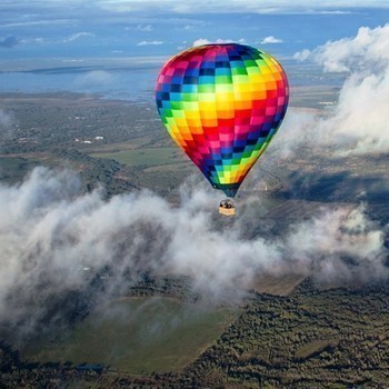 Фото Управление воздушным шаром для двоих 