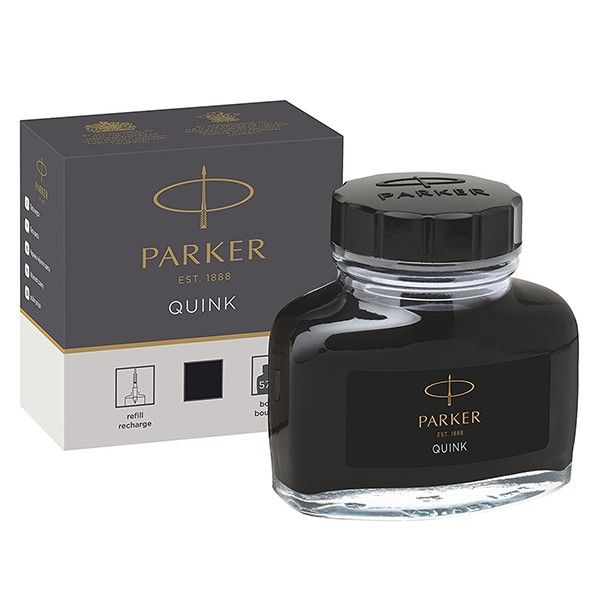 Подарочные чернила Quink для перьевых ручек Parker Черные