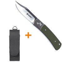 Комплект Ganzo Нож G7471-GR + Чехол для ножа на липучке (тип Ganzo) 2-4 слоя G405233