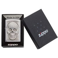 Зажигалка Zippo 200 Skull with Brain Surprise