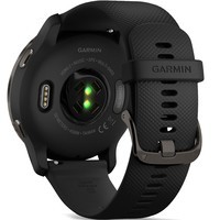 Смарт-часы Garmin Venu 2 черные с серым безелем 010-02430-11