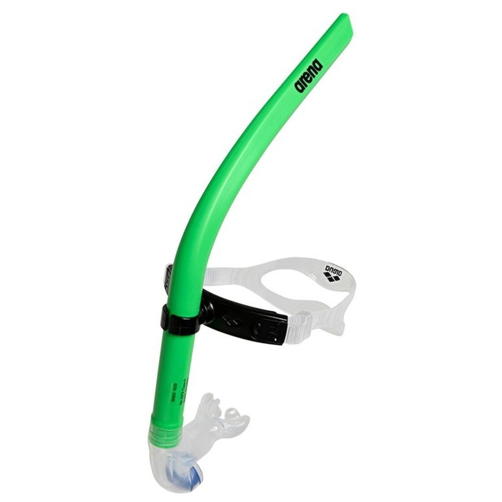 Трубка для плавания Arena Swim Snorkel III зеленая 004825-605