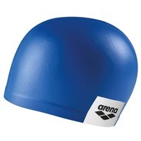 Фото Шапочка для плавания Arena Logo Moulded Cap синяя 001912-211