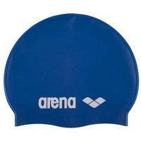 Фото Шапочка для плавания Arena Classic Silicone Jr синяя 91670-077