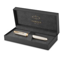 Перьевая ручка Parker SONNET 17 Silver Mistral GT FP18 F