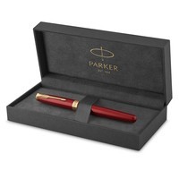 Ручка перьевая Parker SONNET 17 Intense Red GT FP F