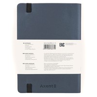 Записная книга Axent Partner Soft 125х195 серебристо-синяя 8310-14-A