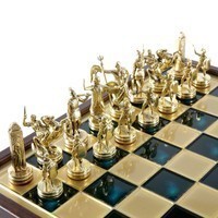 Шахматы Manopoulos Греческая мифология в деревянном футляре 34 х 34 см SK4AGRE