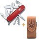 Фото Комплект Victorinox Нож Climber 1.3703 + Чехол для ножа универсальный на липучке + Фонарь