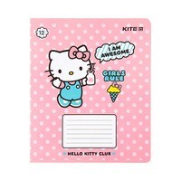 Тетрадь школьная Kite Hello Kitty 12 листов в линию HK22-234