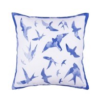 Фото Декоративная подушка Barine Free Cushion 40х40 бело-синяя 2000022076500