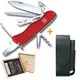 Фото Комплект Нож Victorinox Outrider 0.8513 + Кожаный чехол + Фонарь