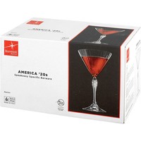 Набор бокалов для мартини Bormioli Rocco America'20s 6 шт 250 мл 122142BB9021990