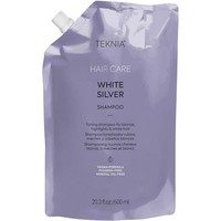 Фото Тонирующий шампунь для нейтрализации желтого оттенка волос Lakme Teknia White Silver Shampoo 600 мл 44009
