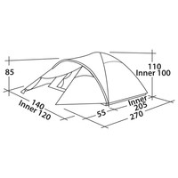 Палатка двухместная Easy Camp Quasar 200 Rustic Green 929022
