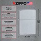 Фото Зажигалка Zippo 205 CLASSIC satin chrome