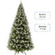 Фото Новогодняя искусственная литая сосна Triumph Tree Pittsburgh 215 см Зеленая 8718861280357