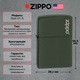 Фото Зажигалка Zippo 221 ZL CLASSIC green matte with zippo