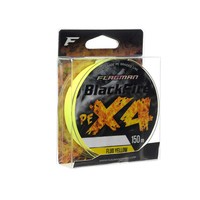 Шнур Flagman Blackfire PE X-4 150м 0.06мм Fluo Yellow X4B-006