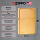 Фото Зажигалка Zippo 240 CLASSIC vintage brushed brass
