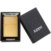 Зажигалка Zippo 240 CLASSIC vintage brushed brass