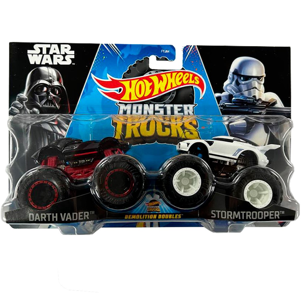 Набор Hot Wheels Monster Trucks 2 автомобиля Star Wars FYJ64-37