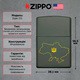 Фото Комплект Zippo Зажигалка Regular Green Matte 221 Ukraine + Газовый инсерт к зажигалкам + Газ для зажигалок