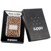Зажигалка Zippo 28047 LEOPARD PRINT POLISHED CHROME