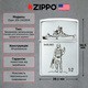 Фото Зажигалка Zippo 205-2402RVK CLASSIC satin chrome