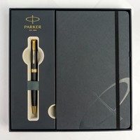 Набор Parker SONNET Matte Black Lacquer GT BP шариковая ручка + блокнот Parker 84 832b24