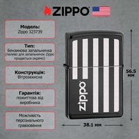 Зажигалка Zippo 323739 ZIPPO FLAG EBONY
