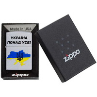 Зажигалка Zippo 205 Україна понад усе 