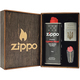Фото Подарочный набор Zippo Зажигалка 200-SU + Коробка + Бензин 3141 + Кремни 2406
